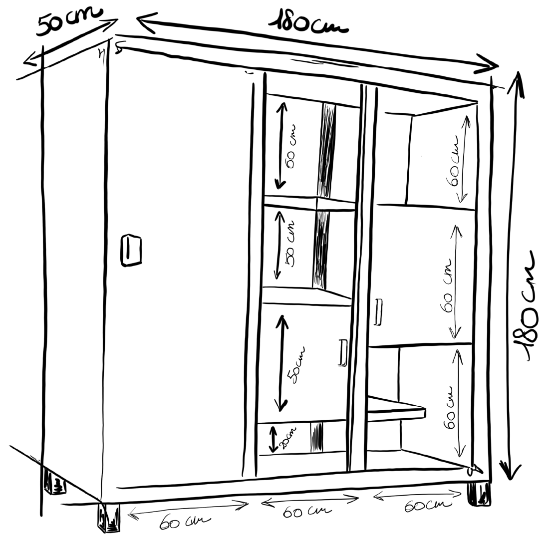 Uw tekening realiseren | Kast op maat | Belsack hout op maat